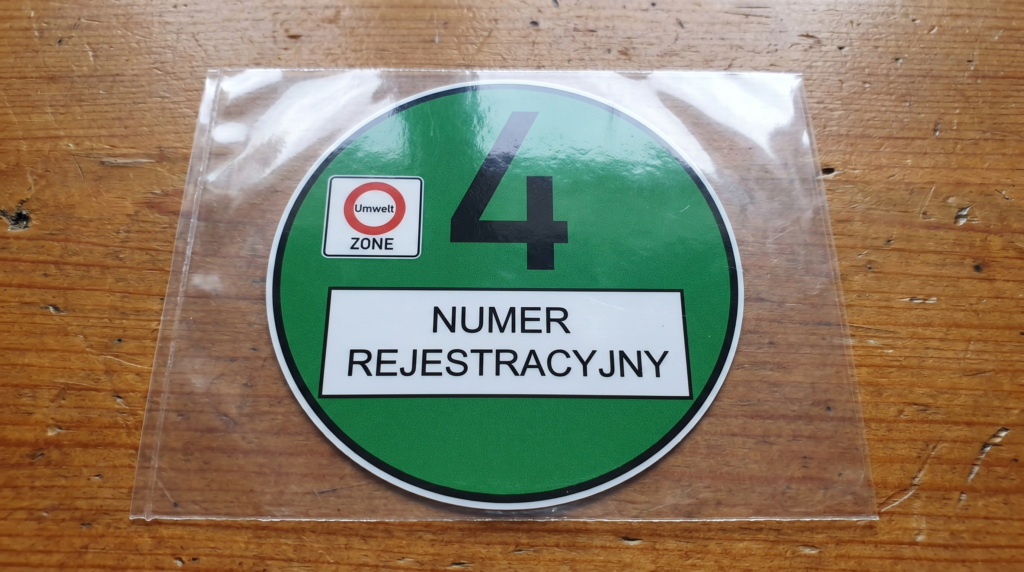 Umweltplakette - environmental stickers